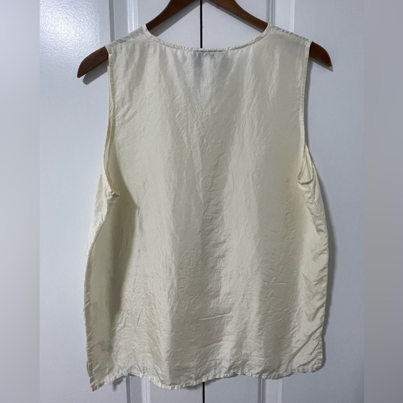 #72-VIBRATIONS- Vintage 100% silk camisole - Picture 2 of 3